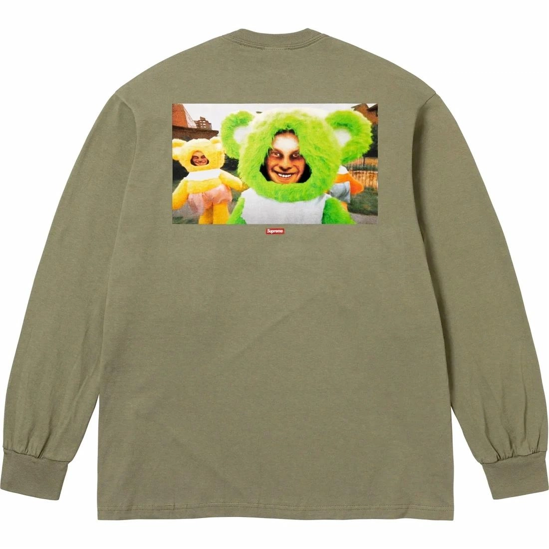 Supreme x Aphex Twin SS25 WEEK2 Donkey Rhubarb LS Tee logoT