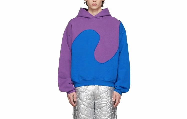 ERL Swirl Hoodie Purple Blue