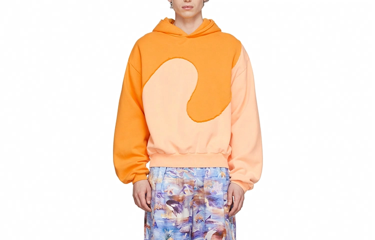 ERL Spiral Hoodie Orange