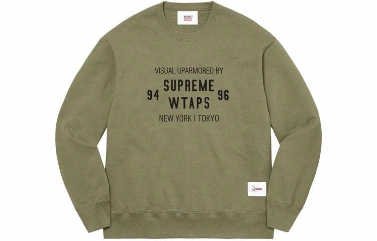 Supreme Week 15 x WTAPSFW21WTAPS Crewneck Logo