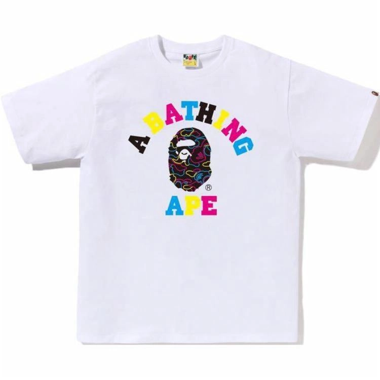 BAPE SS25 NEON CAMO logoT