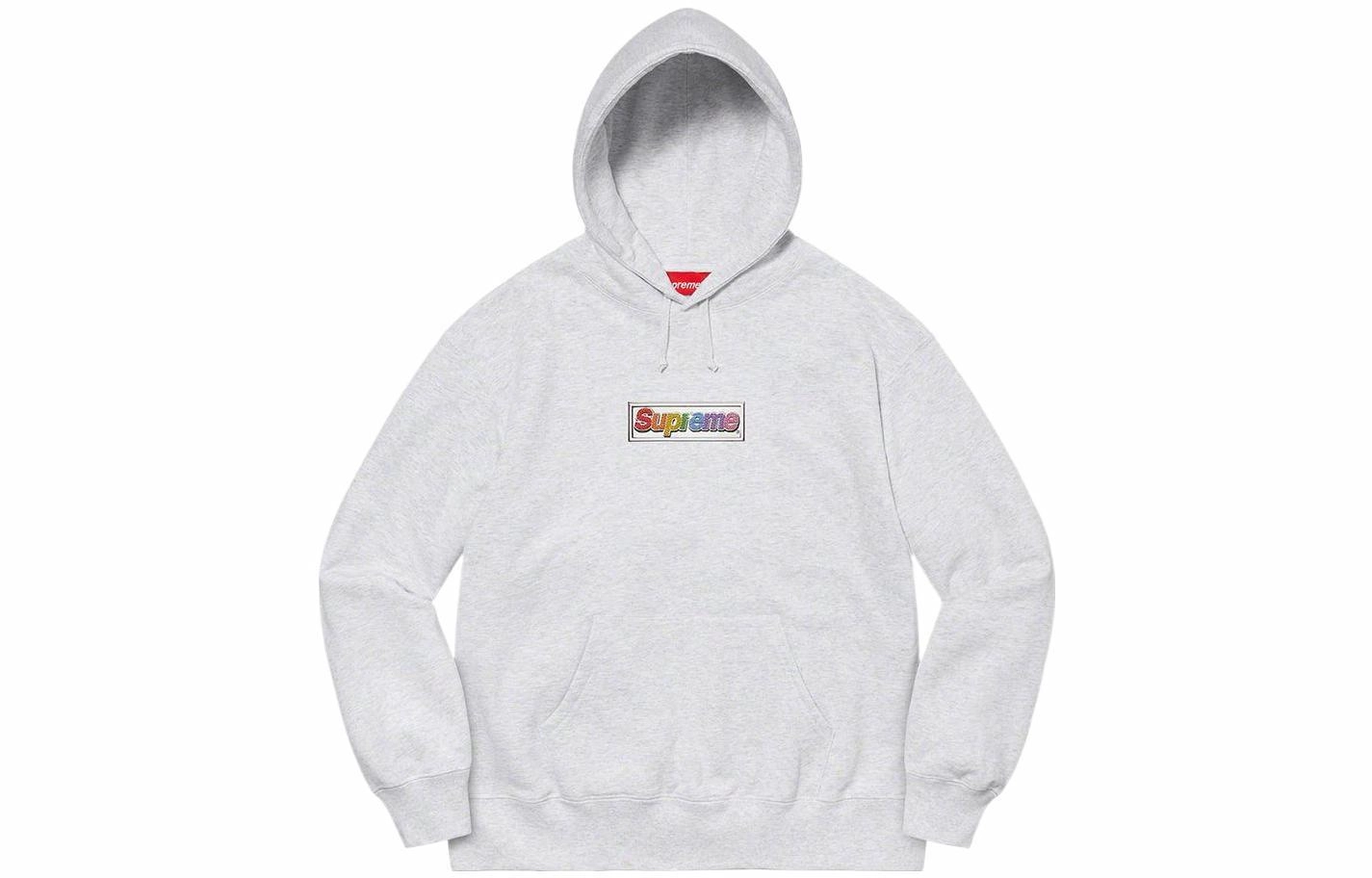 Supreme SS22 Week 1 Bling Box Logo Hooded Sweatshirt Logo
