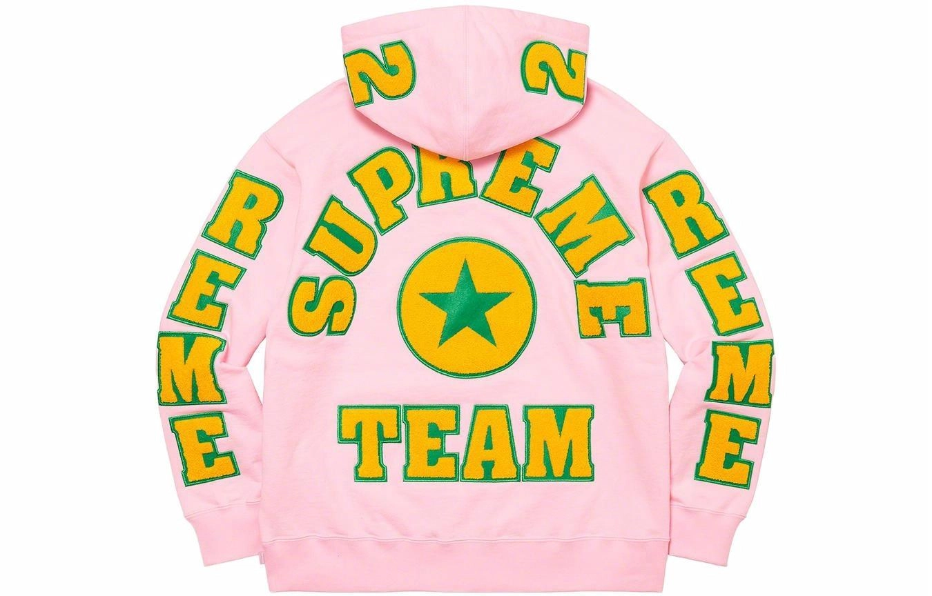 Supreme SS22 Week 1 Team Chenille Hooded Sweatshirt
