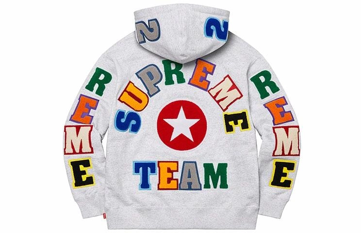 Supreme SS22 Week 1 Team Chenille Hooded Sweatshirt