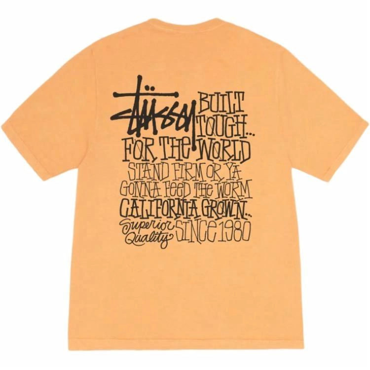 Stussy SS24 CALIFORNIA GROWN TEE PIGMENT DYED T