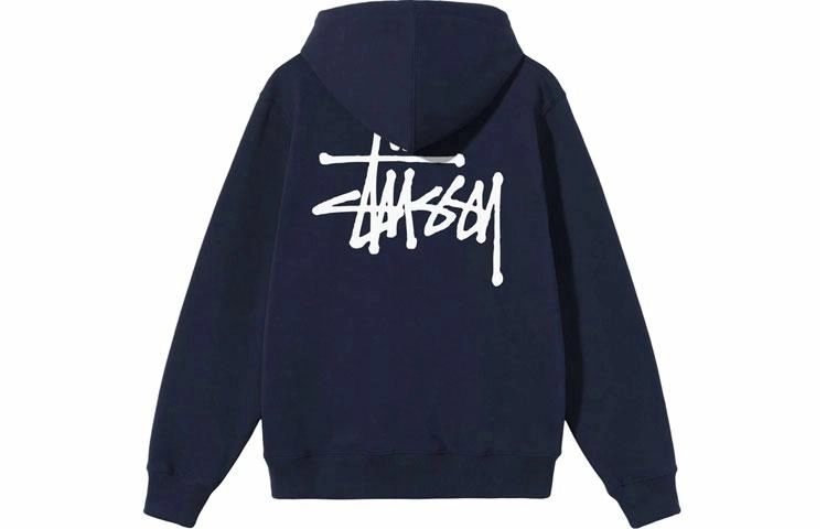 Stussy SS22 Basic Stussy Zip Hood Logo