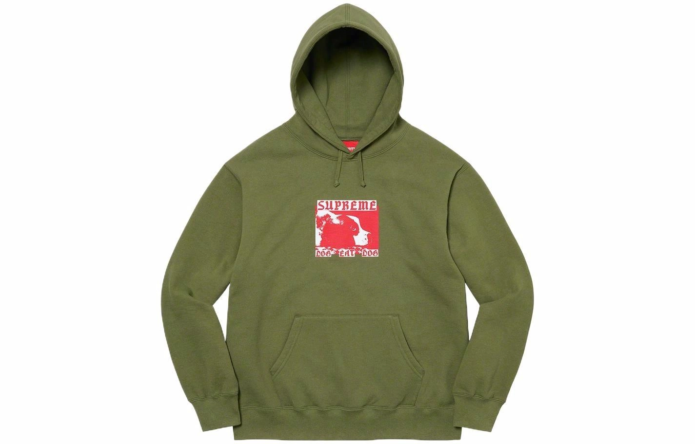 Supreme SS22 Week 5 Dog Eat Dog Hooded Sweatshirt