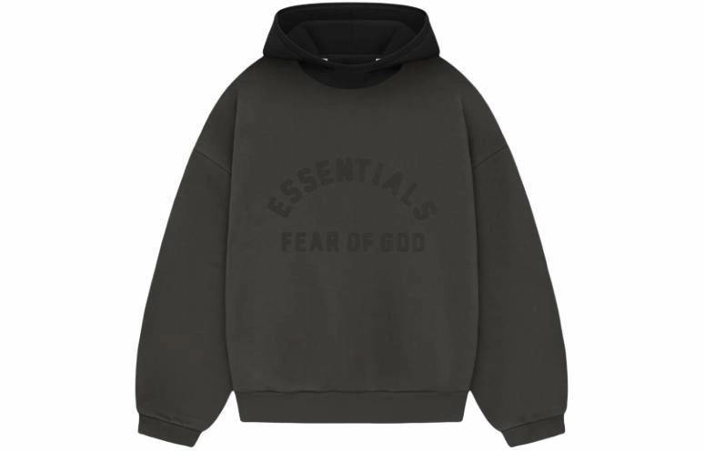 Fear of God Essentials SS24 Nylon Fleece Hoodie InkJet Blk