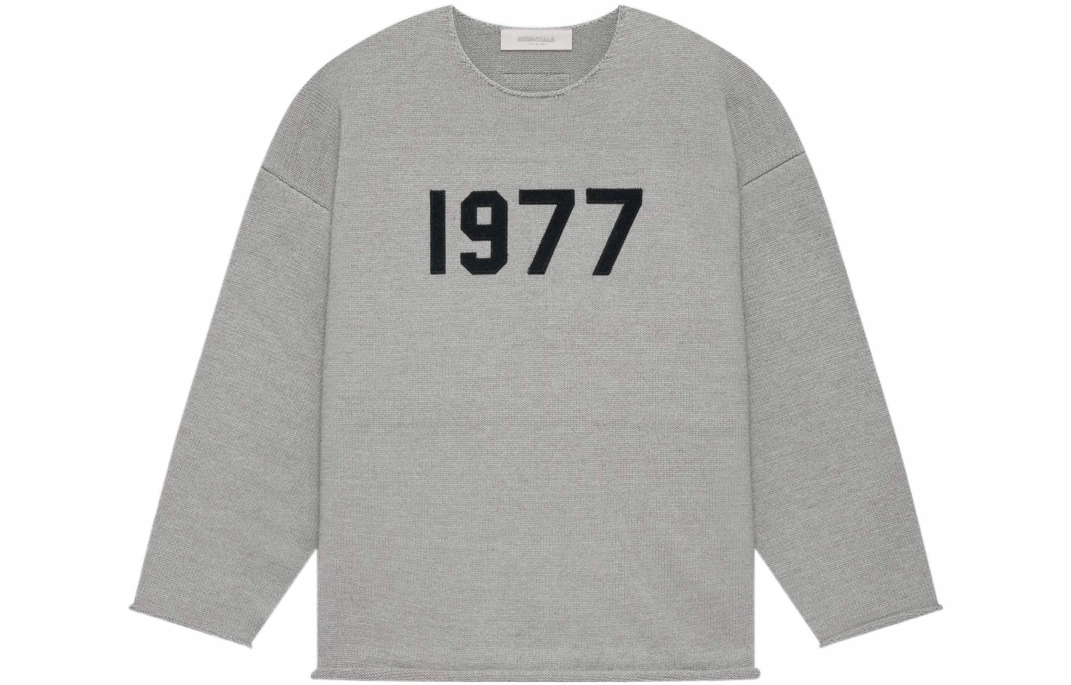 Fear of God Essentials SS22 Raw edge sweater Dark Oatmeal 1977