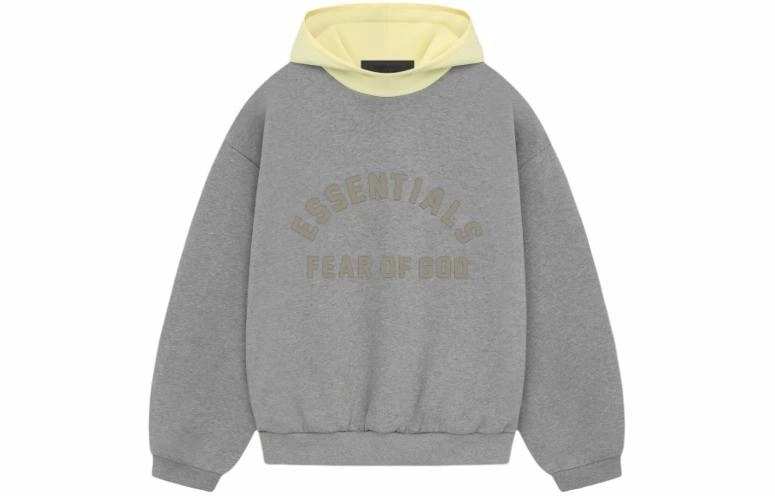Fear of God Essentials SS24 Fleece Hoodied Hr Garden Yellow