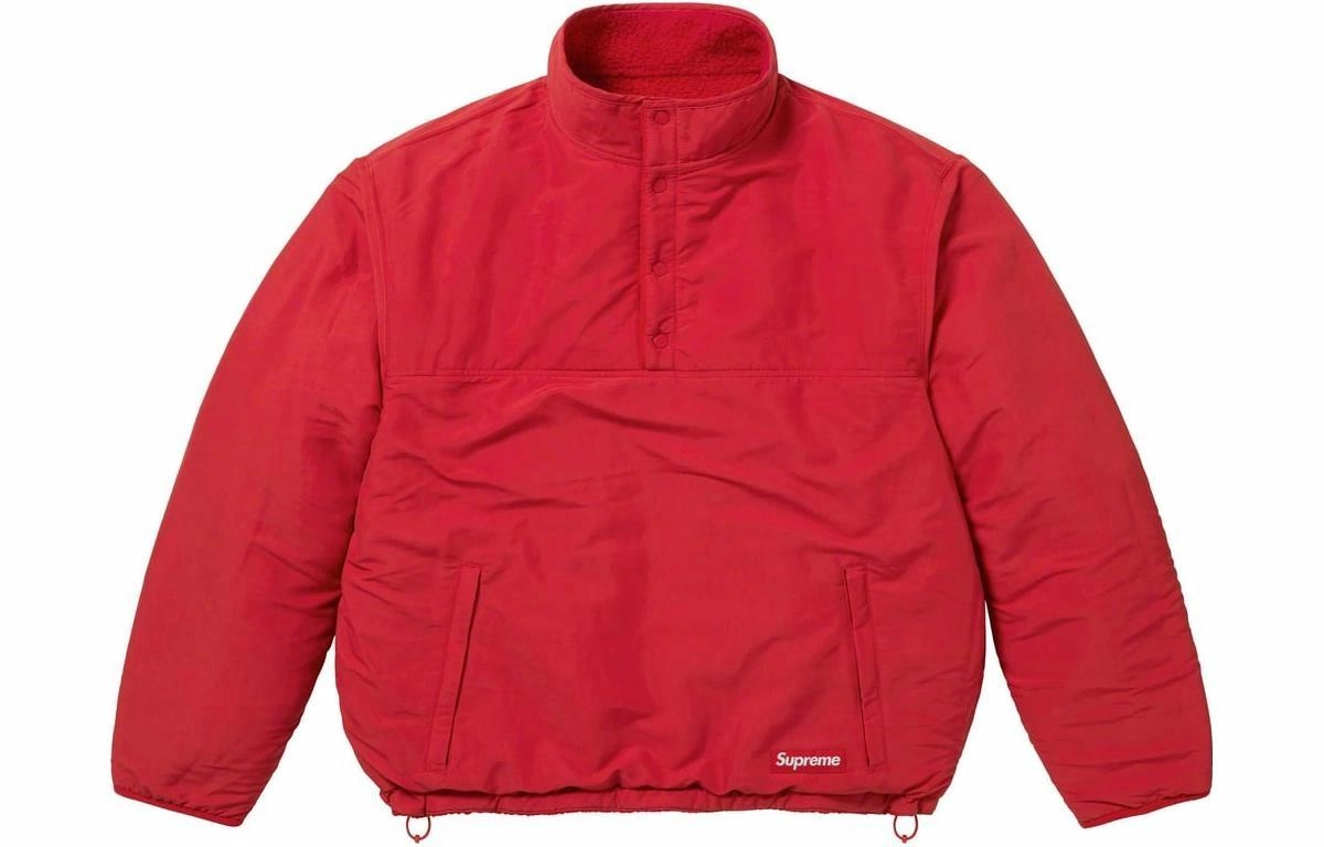 Supreme x Polartec FW23 WEEK15 SHEARLING REVERSIBLE PULLOVER