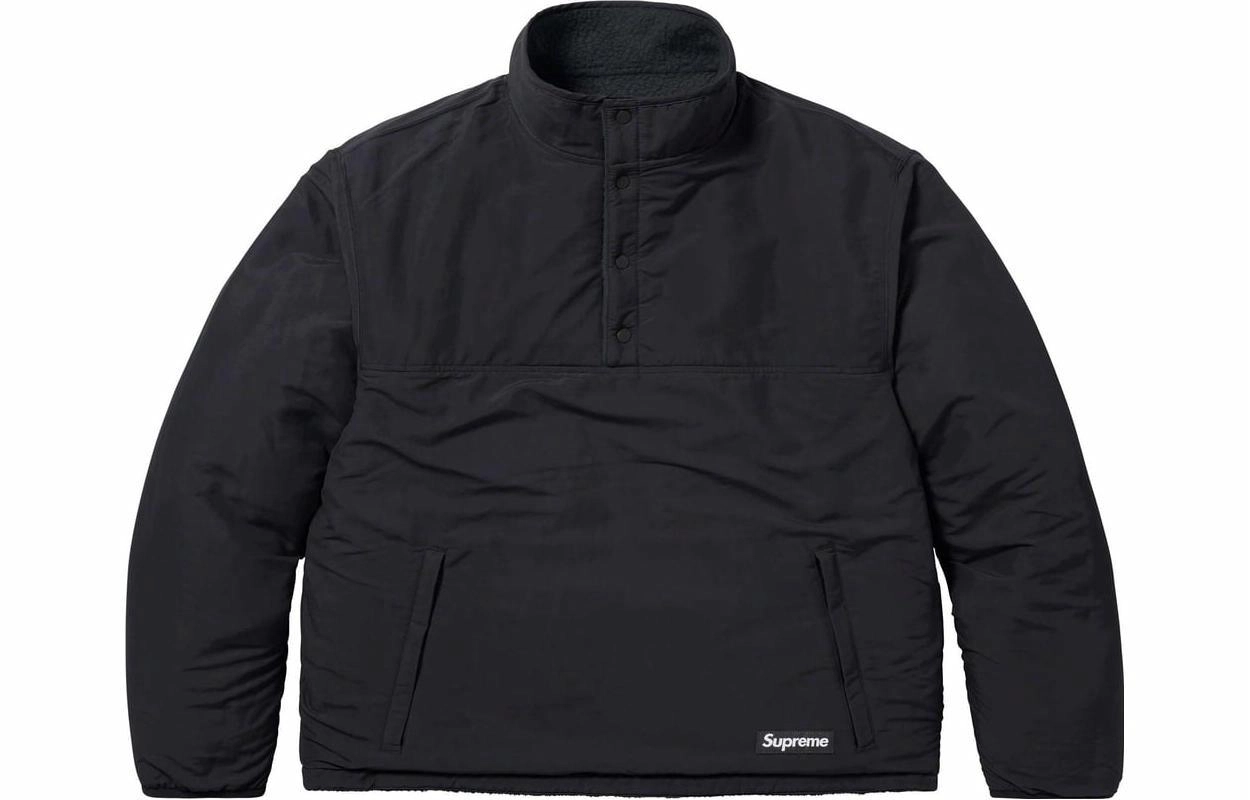 Supreme x Polartec FW23 WEEK15 SHEARLING REVERSIBLE PULLOVER