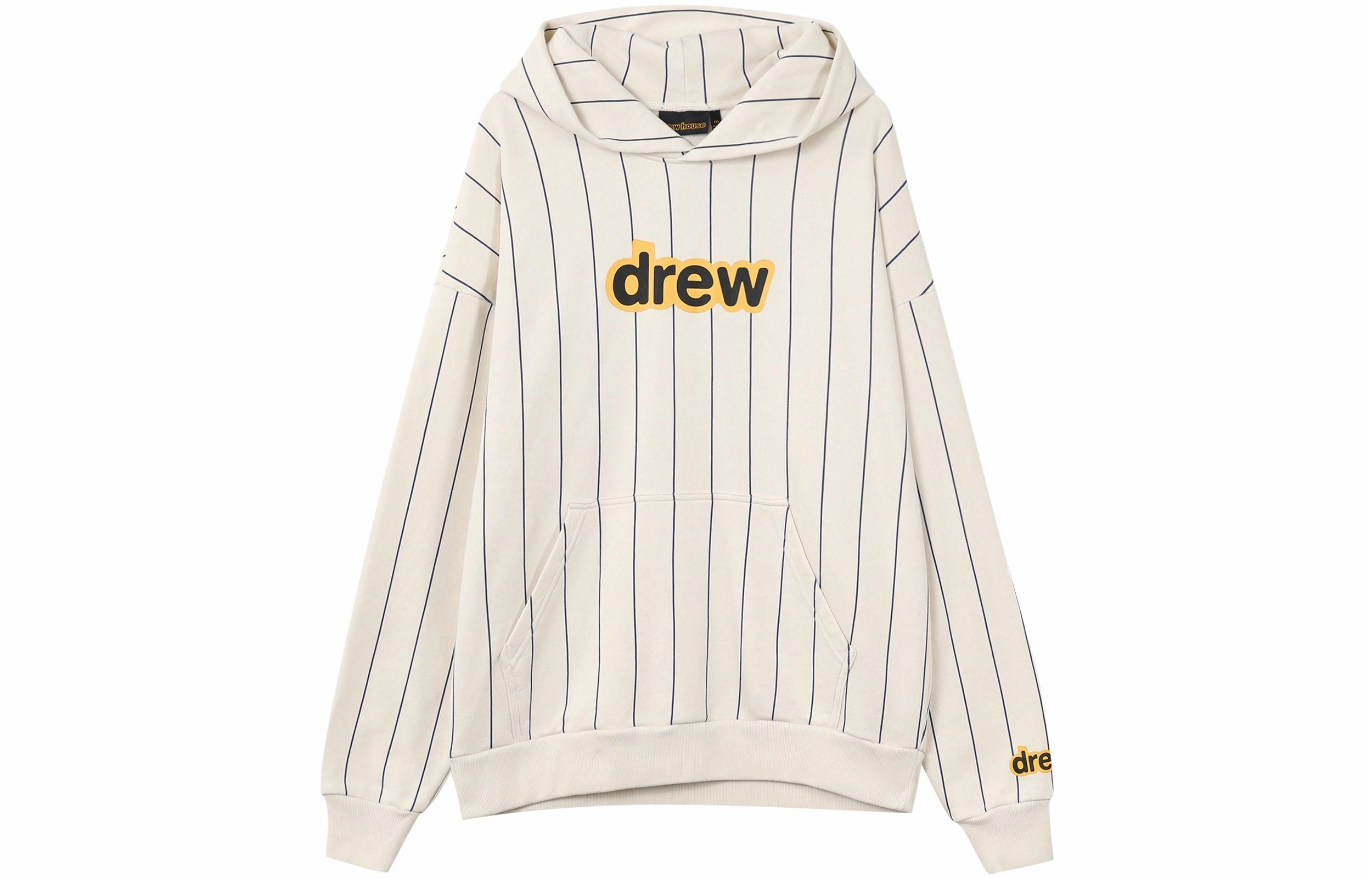 Drew House Secret Hoodie Navy Pinstripe Logo