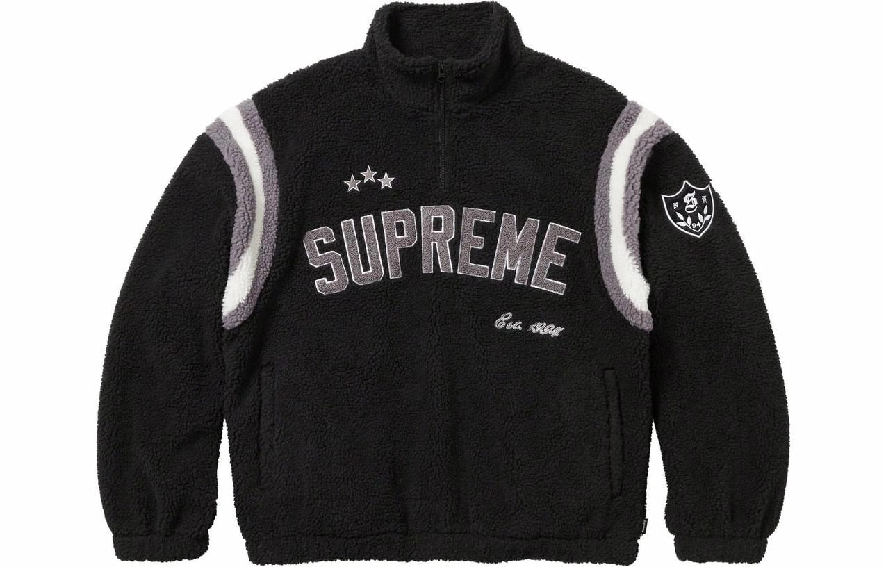 Supreme FW23 WEEK1 ARC HALF ZIP FLEECE PULLOVER