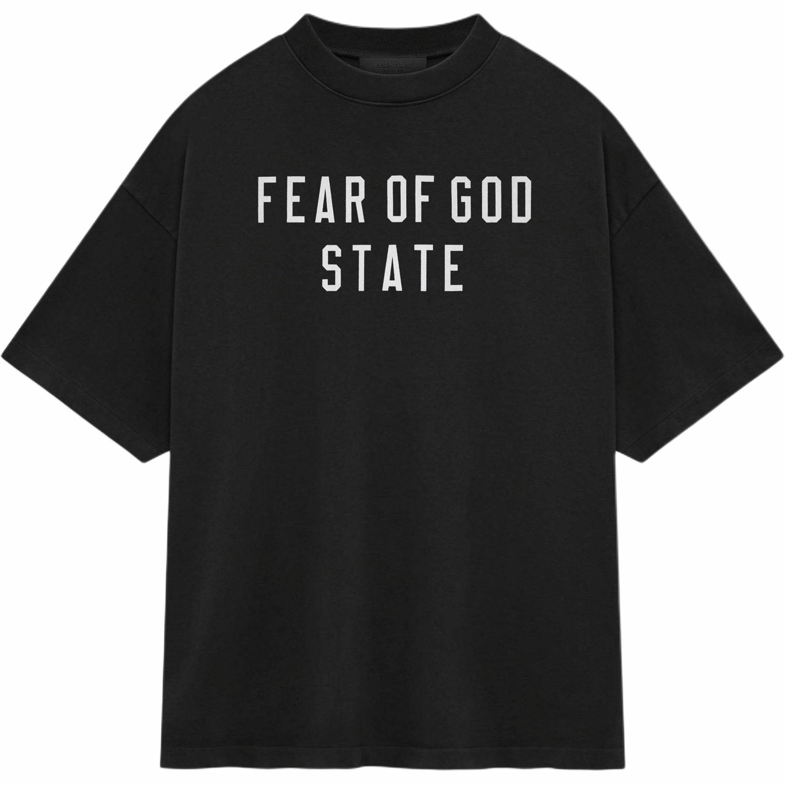 Fear of God Essentials Heavy Crewneck Tee T Black