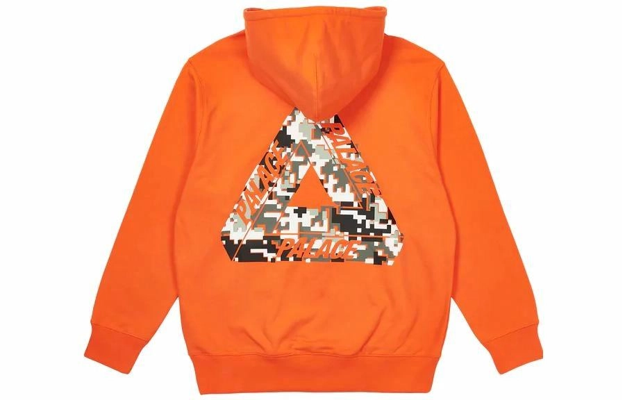 PALACE FW22 Tri-digi Hood Orange FW22 Logo