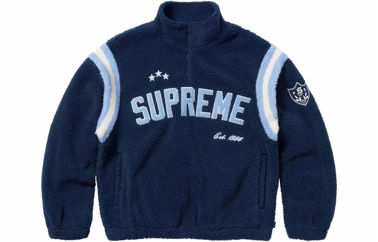 Supreme FW23 WEEK1 ARC HALF ZIP FLEECE PULLOVER