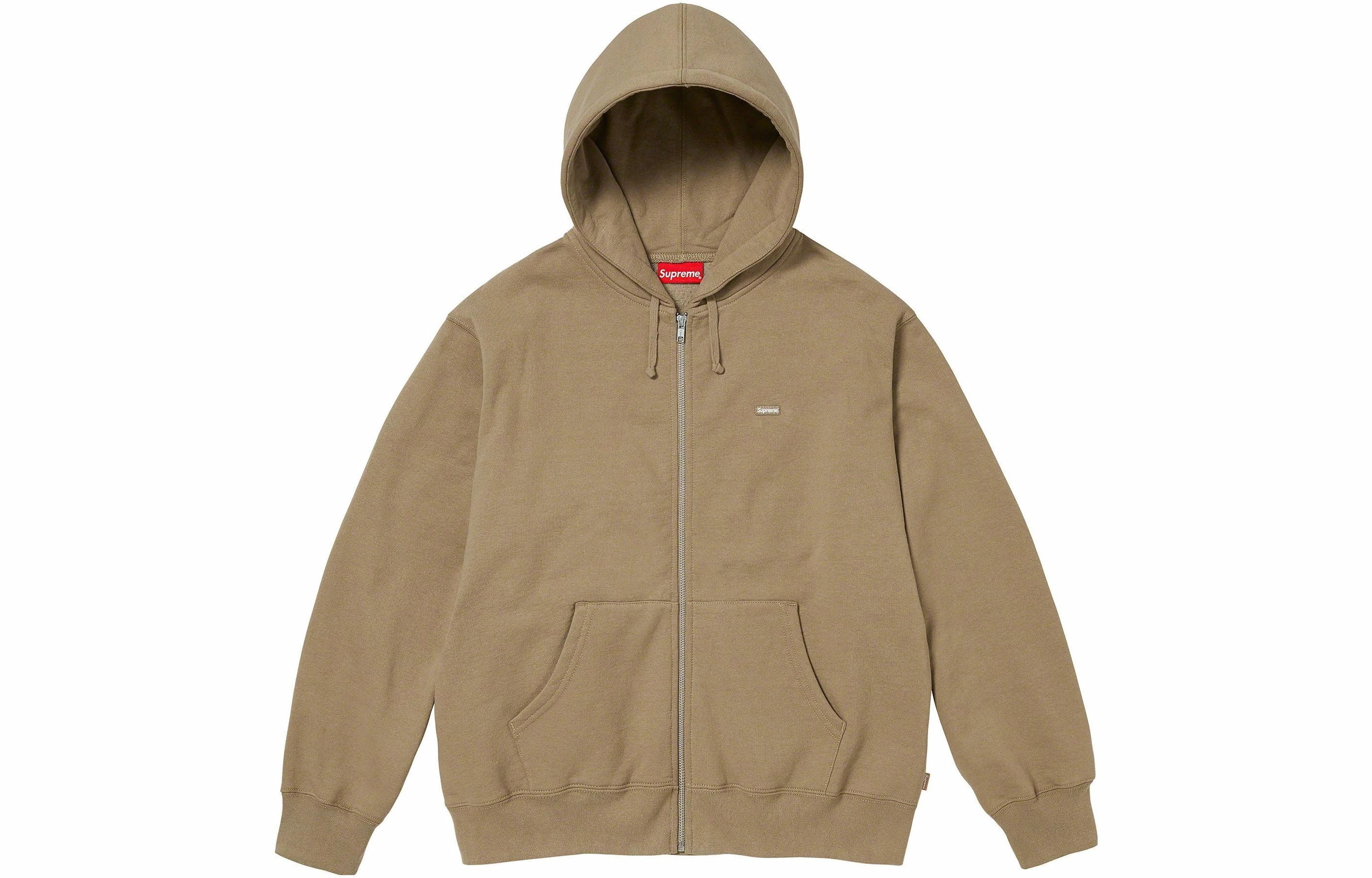 Supreme FW23 WEEK1 SMALL BOX ZIP UP HOODED SWEATSHIRT Logo