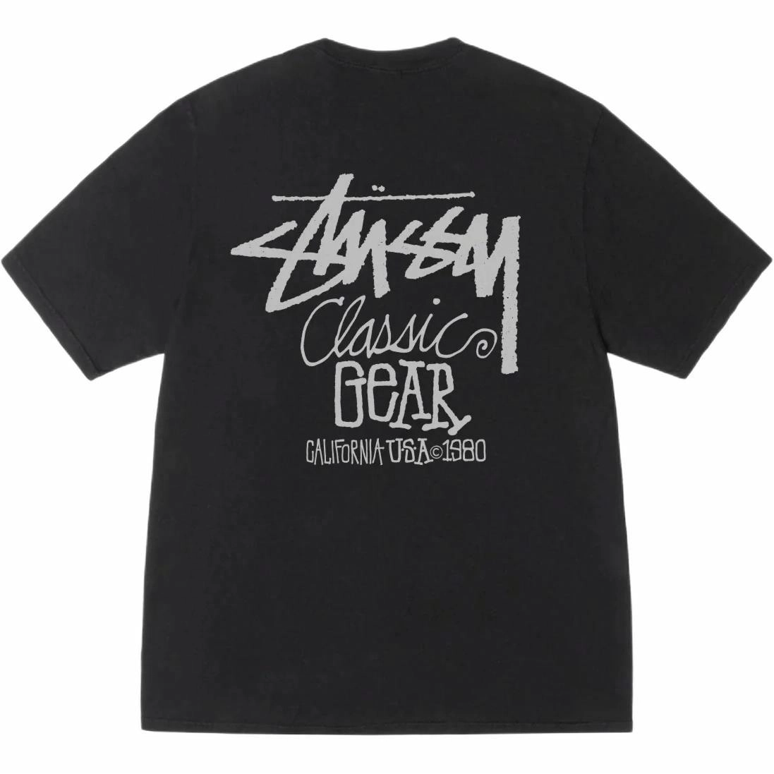 Stussy SS25 CLASSIC GEAR TEE PIGMENT DYED logoT