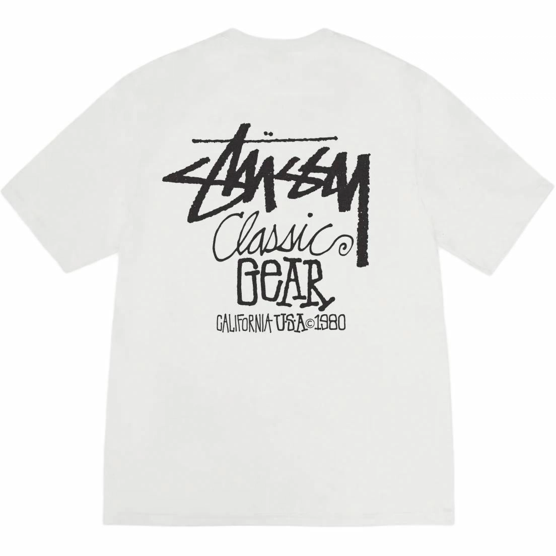 Stussy SS25 CLASSIC GEAR TEE PIGMENT DYED logoT