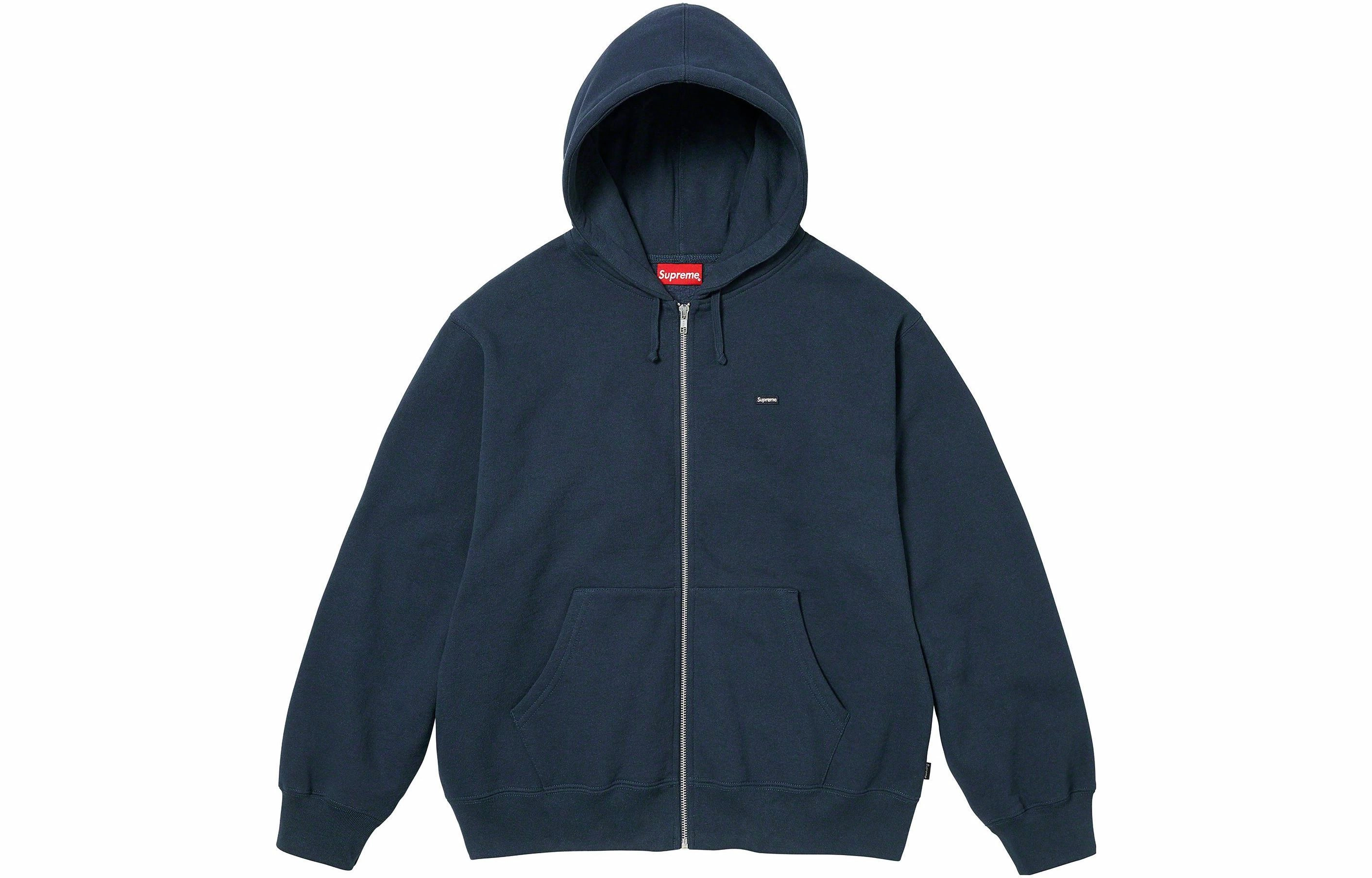 Supreme FW23 WEEK1 SMALL BOX ZIP UP HOODED SWEATSHIRT Logo