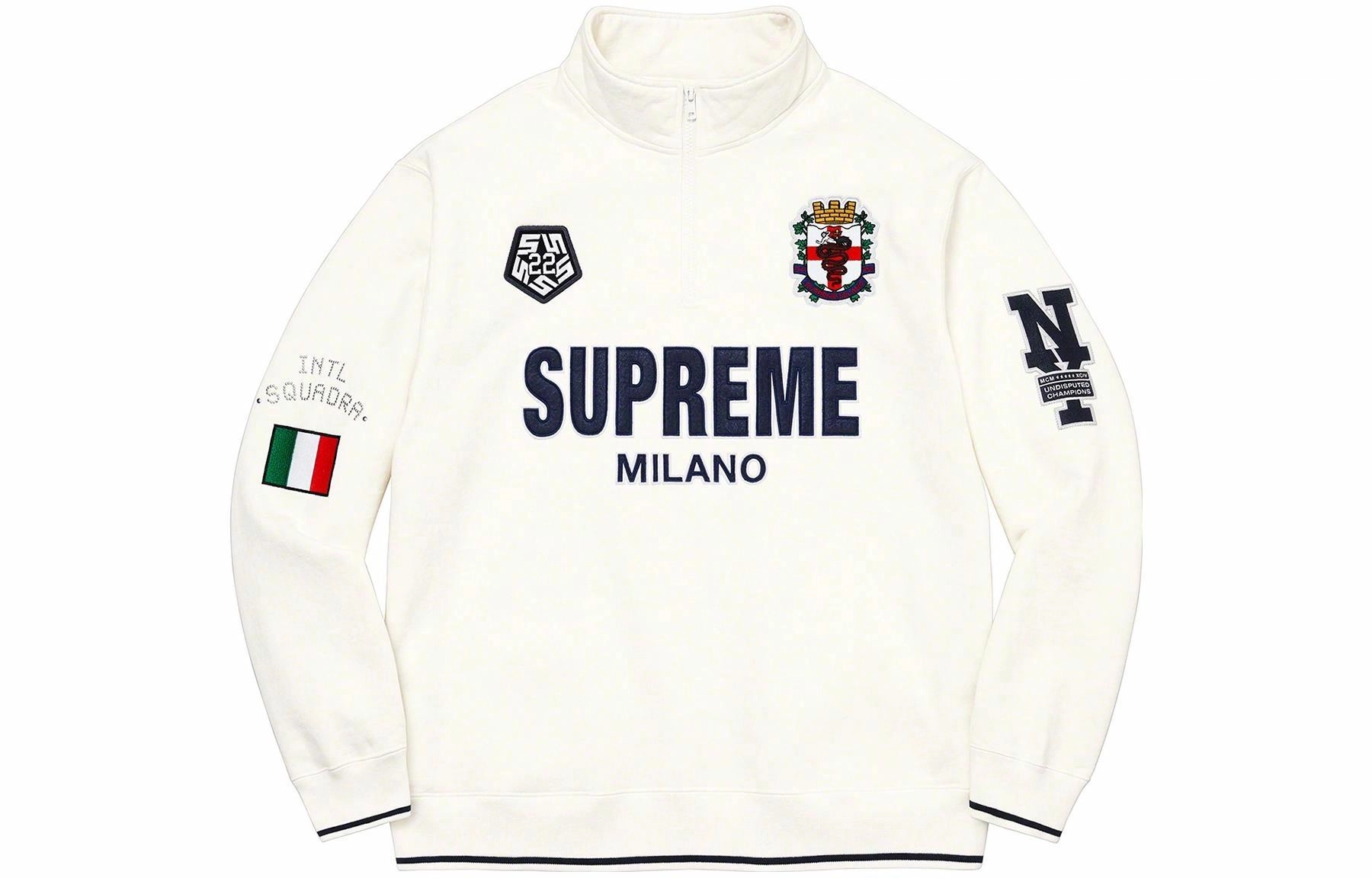 Supreme FW22 Week 1 Milano Half Zip Pullover