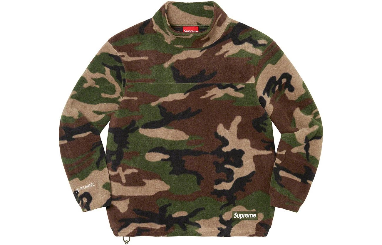 Supreme FW22 Week 17 x Polartec Mock Neck Pullover