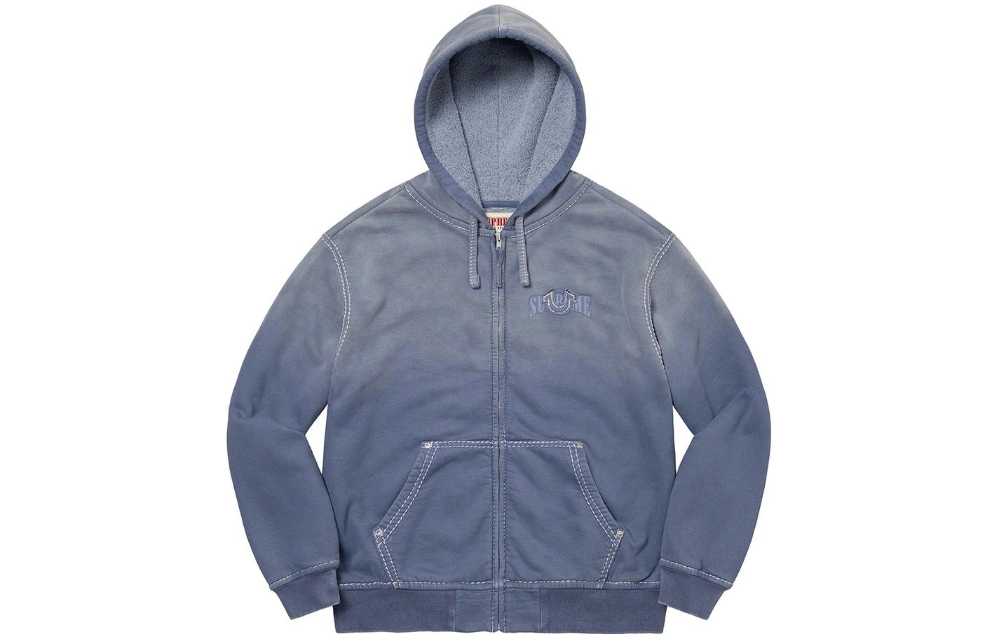 Supreme FW22 Week 14 x True Religion Zip Up Hooded Sweatshirt