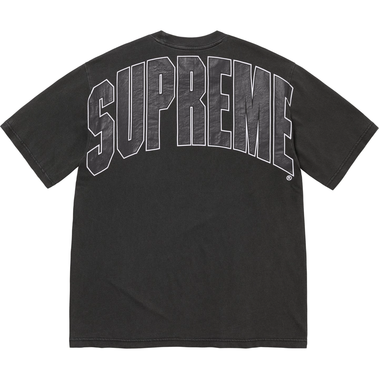 Supreme FW24 WEEK1 Cracked Back Arc SS Top logoT