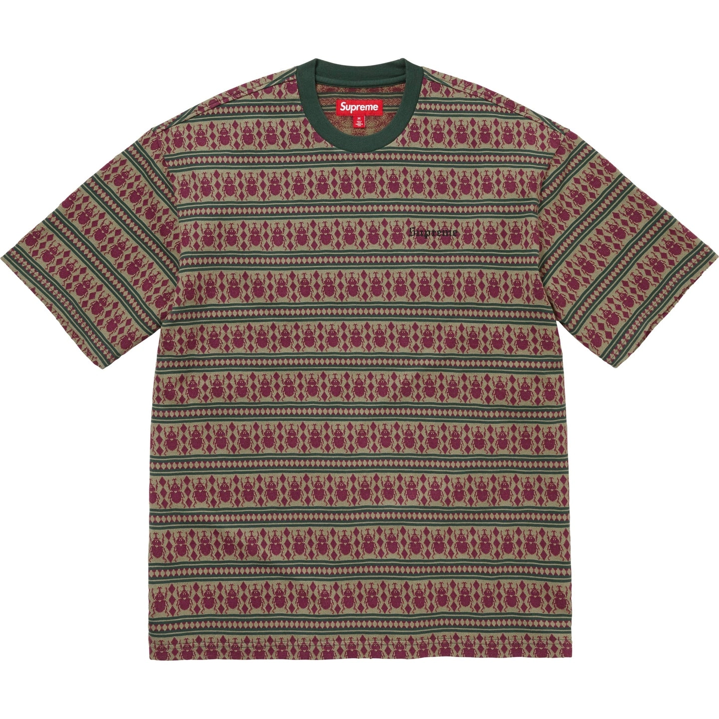 Supreme FW24 WEEK1 Jacquard Scarab SS Top T