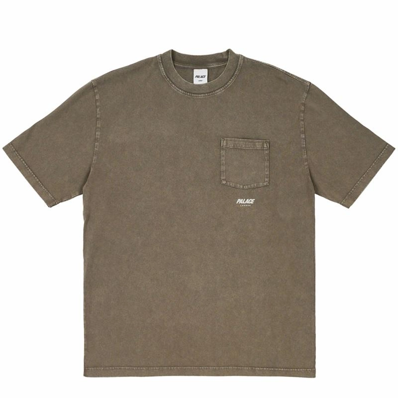 PALACE SS24 PIGMENT POCKET T-SHIRT LOGOT
