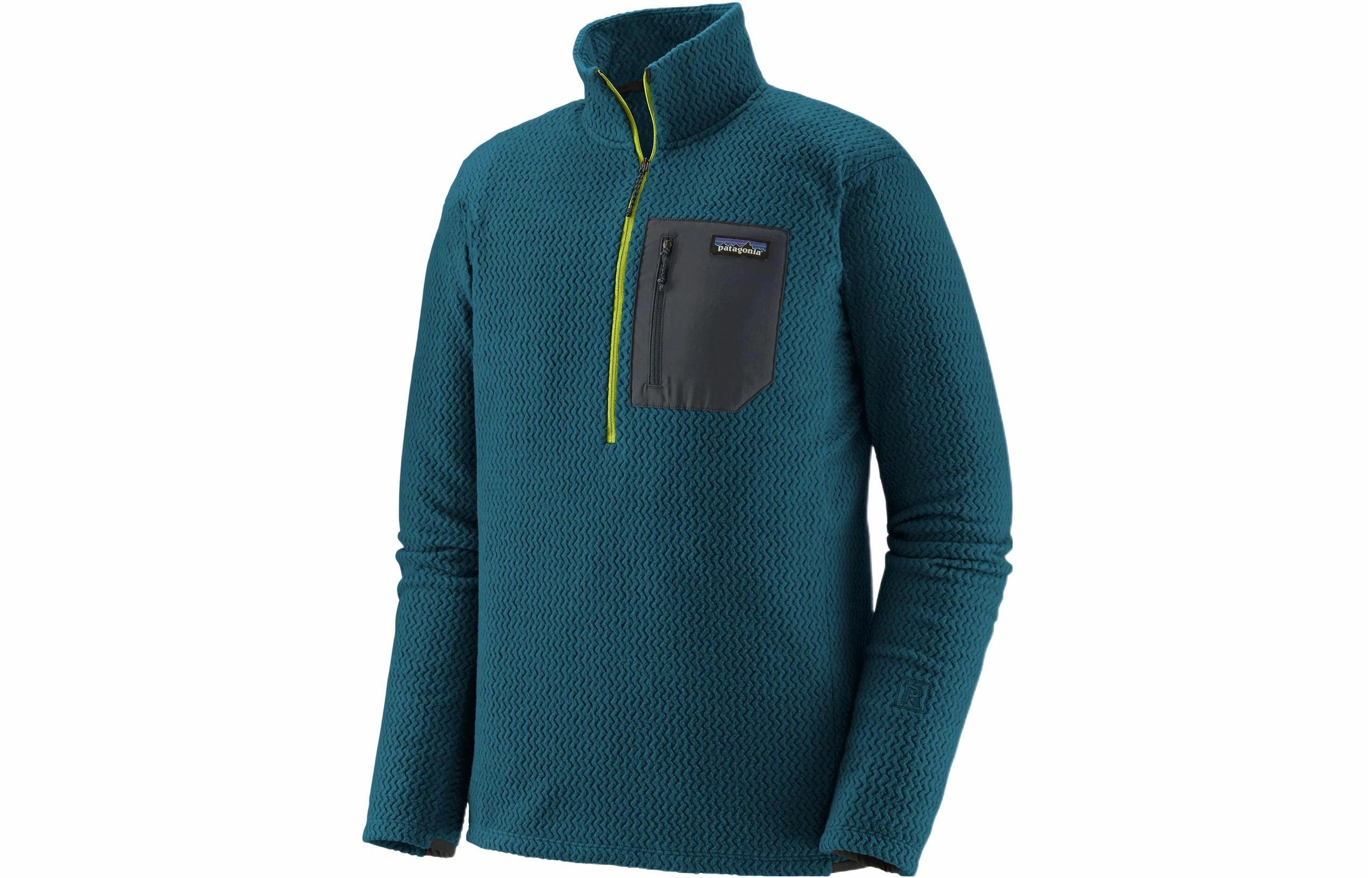 patagonia R1 Air Zip Neck Logo