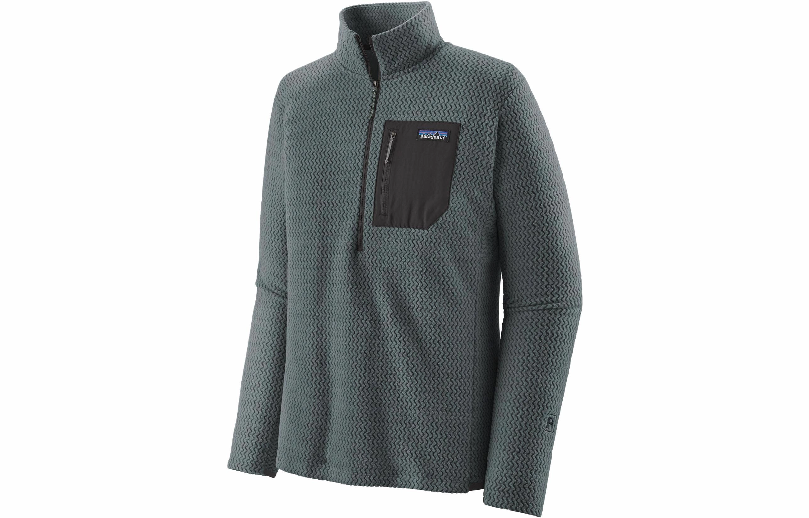 patagonia R1 Air Zip Neck Logo