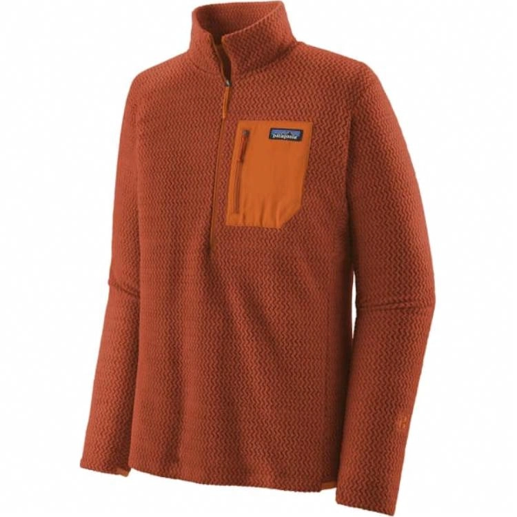 patagonia R1 Air Zip Neck Logo