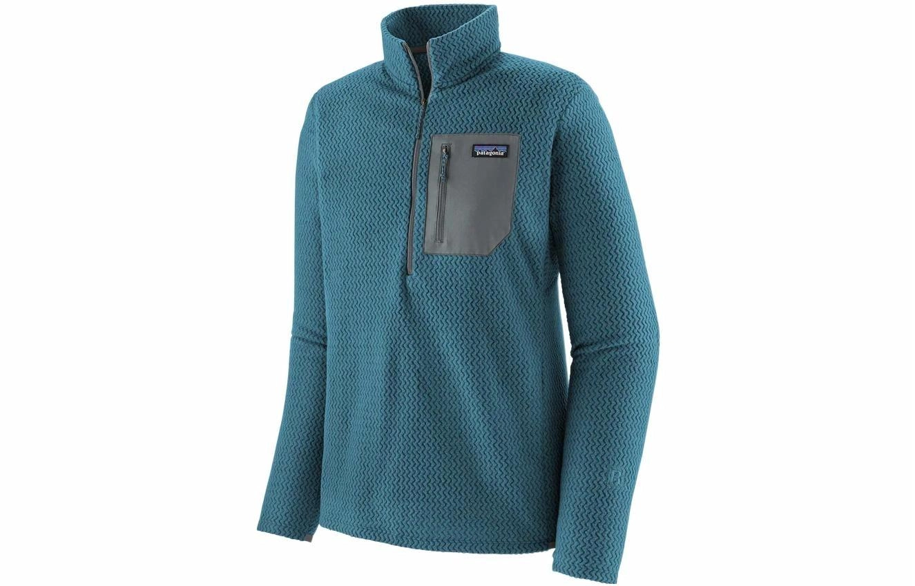 patagonia R1 Air Zip Neck Logo