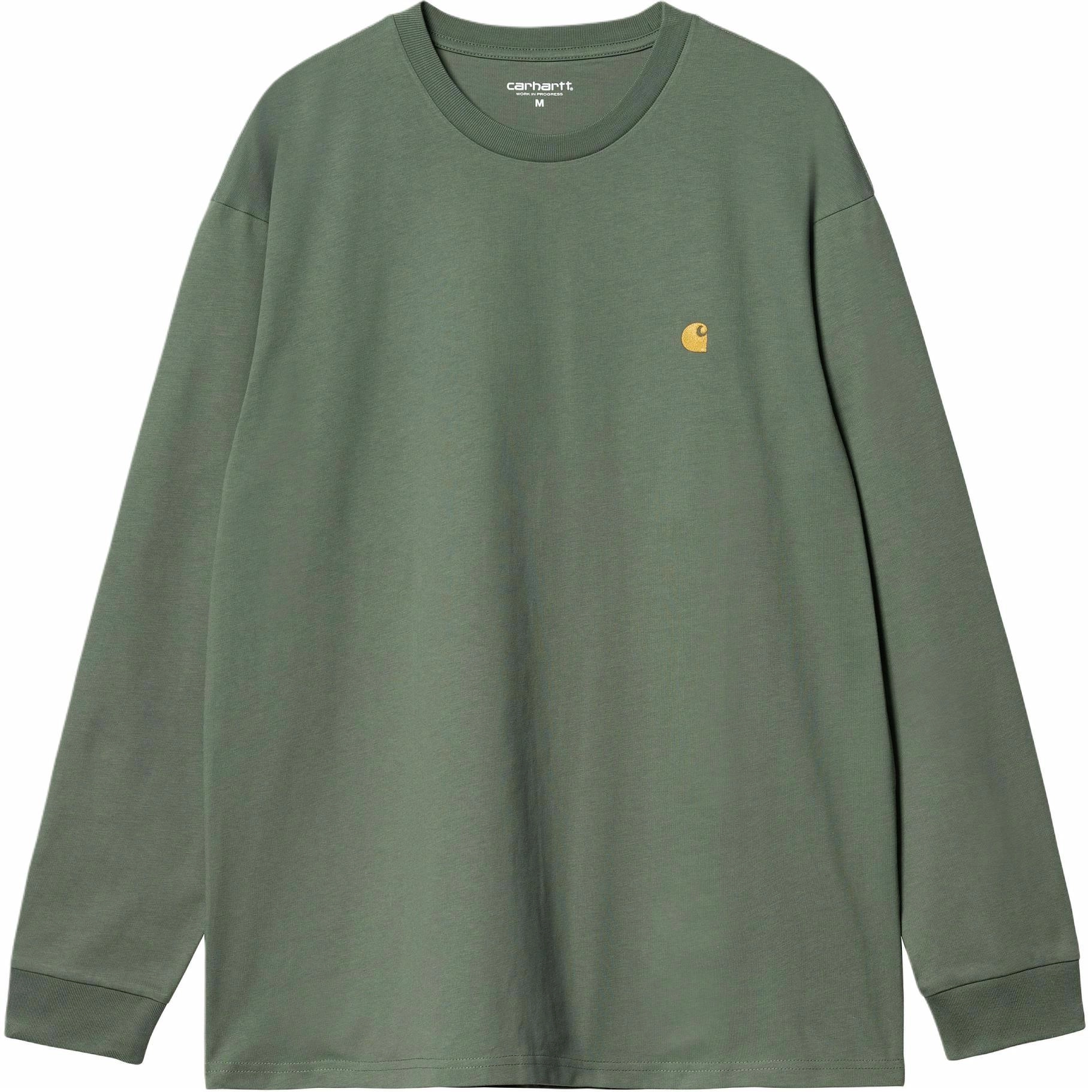Carhartt WIP SS24 creen LS Chase T-Shirt LOGO T