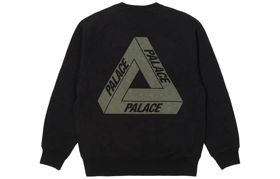 PALACE FW22 Tri-Ferg Slub Crew Black