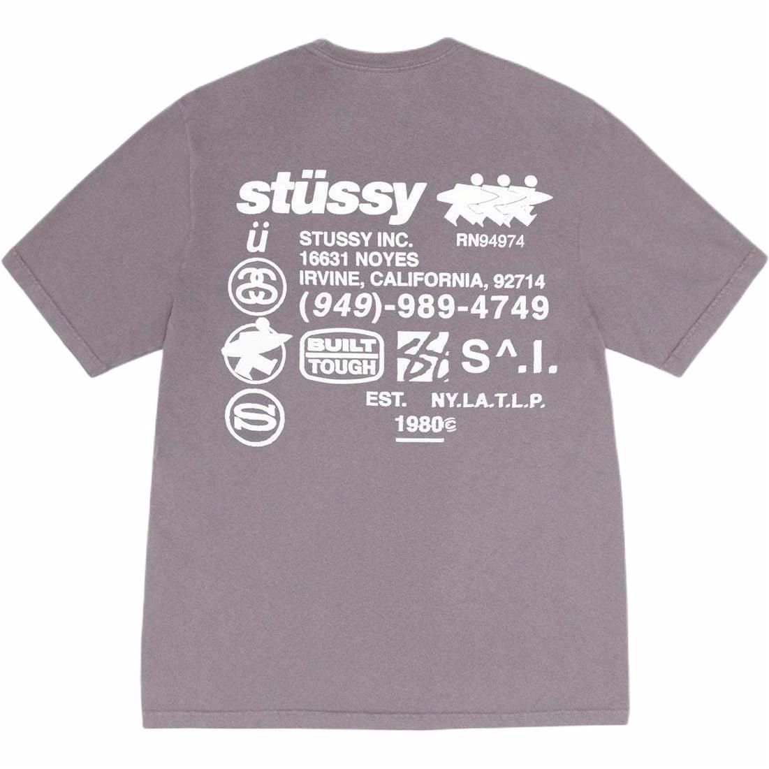 Stussy FW24 DNA TEE PIGMENT DYED logoT