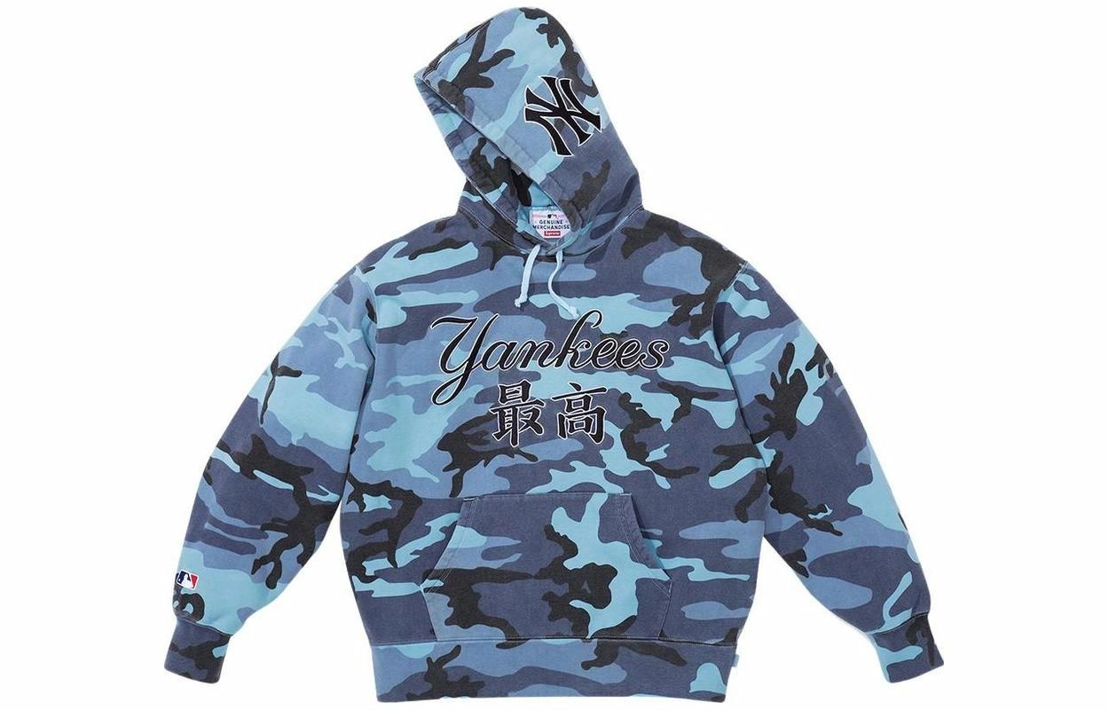 Supreme FW22 Week 11 x New York Yankees Kanji Hooded Sweatshirt