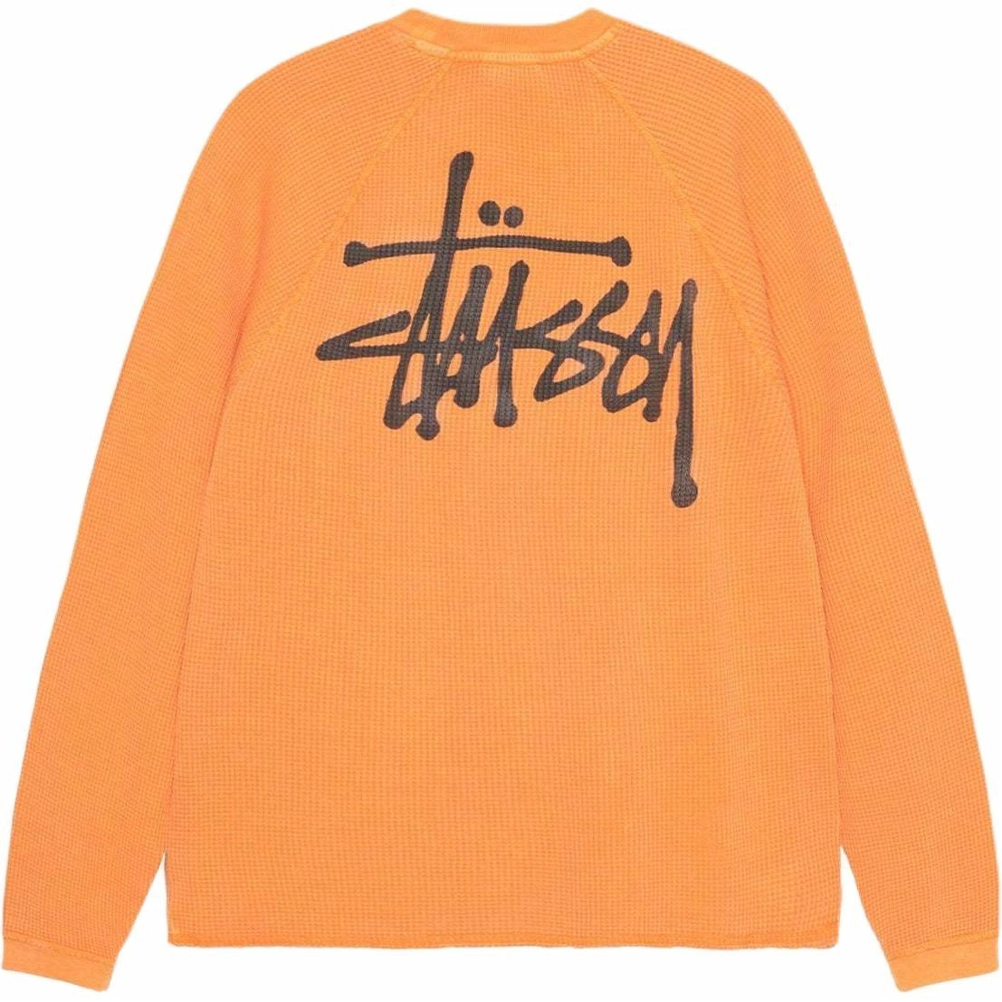 Stussy FW24 RAGLAN THERMAL LS CREW logoT