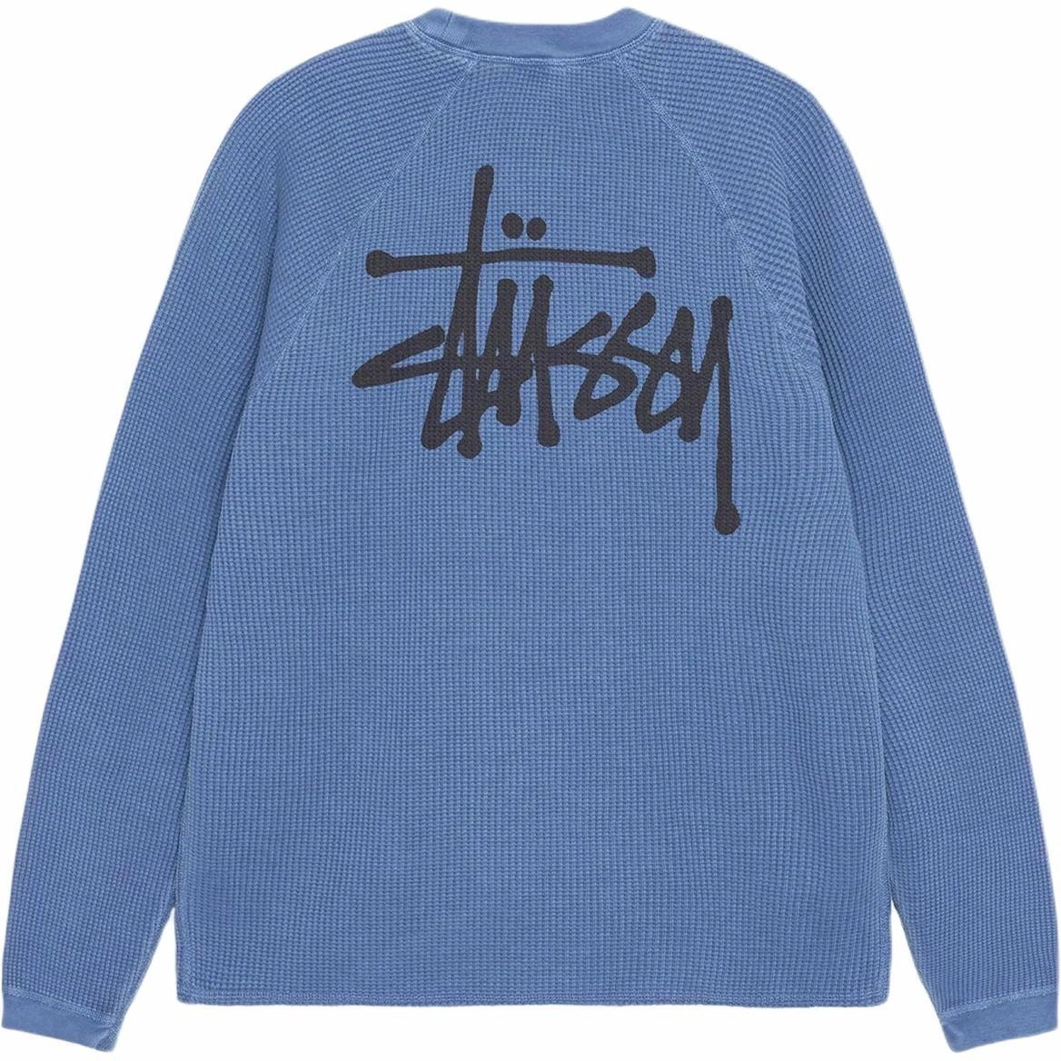 Stussy FW24 RAGLAN THERMAL LS CREW logoT