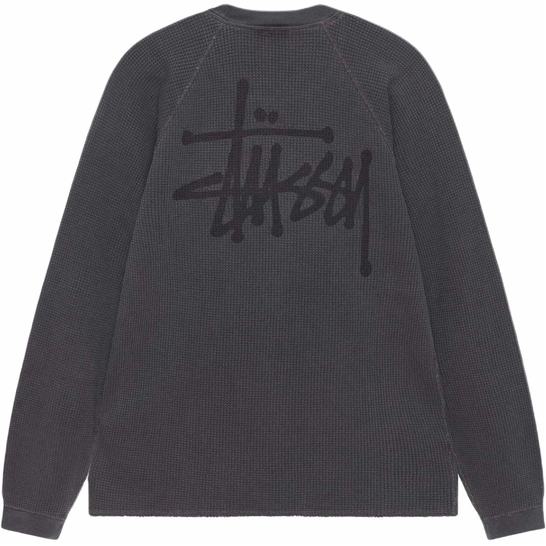 Stussy FW24 RAGLAN THERMAL LS CREW logoT