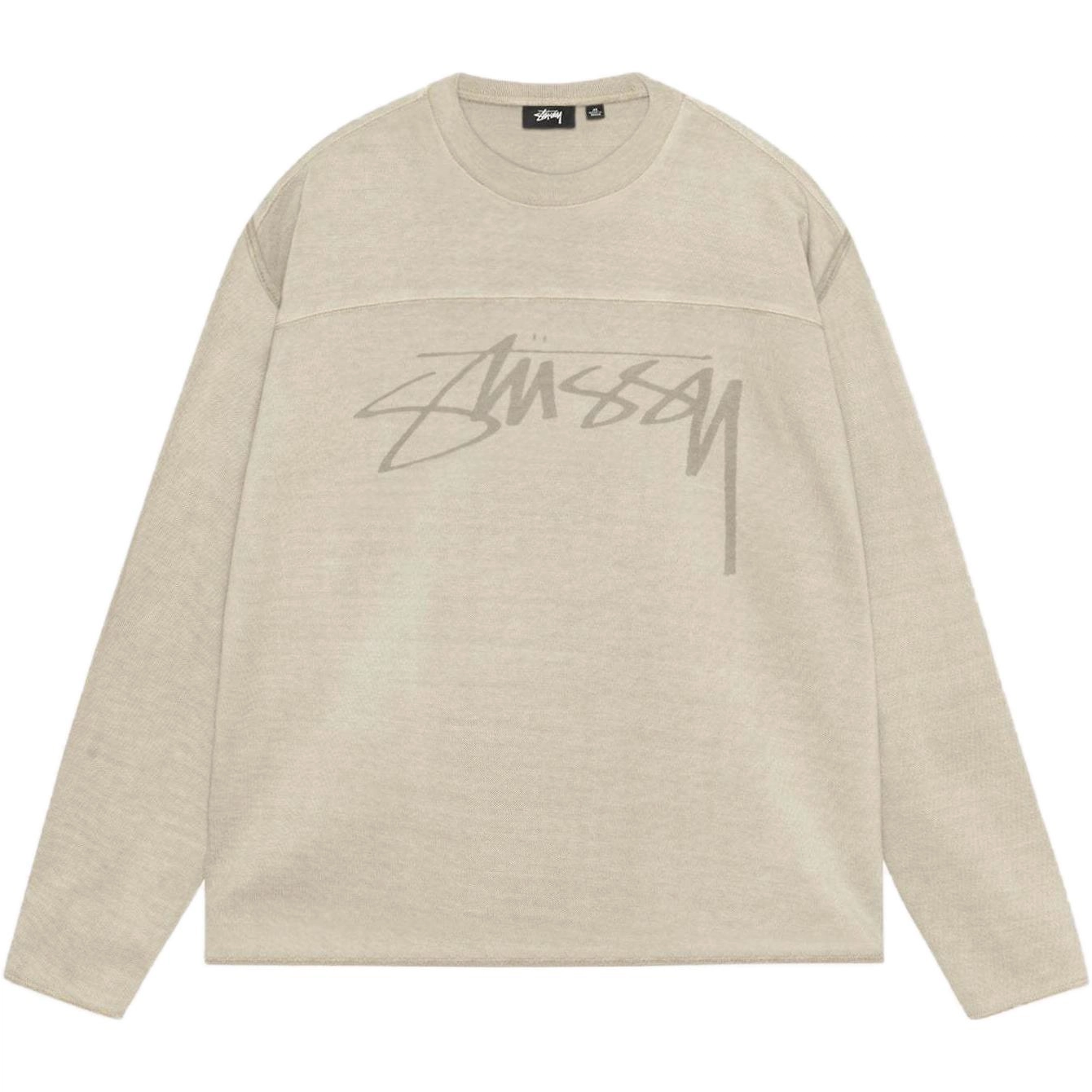 Stussy FW24 FOOTBALL CREW PIGMENT DYED COTTON T
