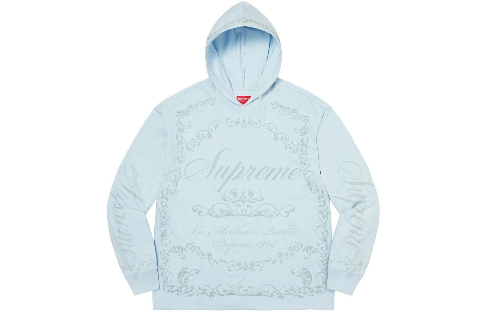 Supreme SS23 Week 2 CELEBR HOODED LS TOP logo