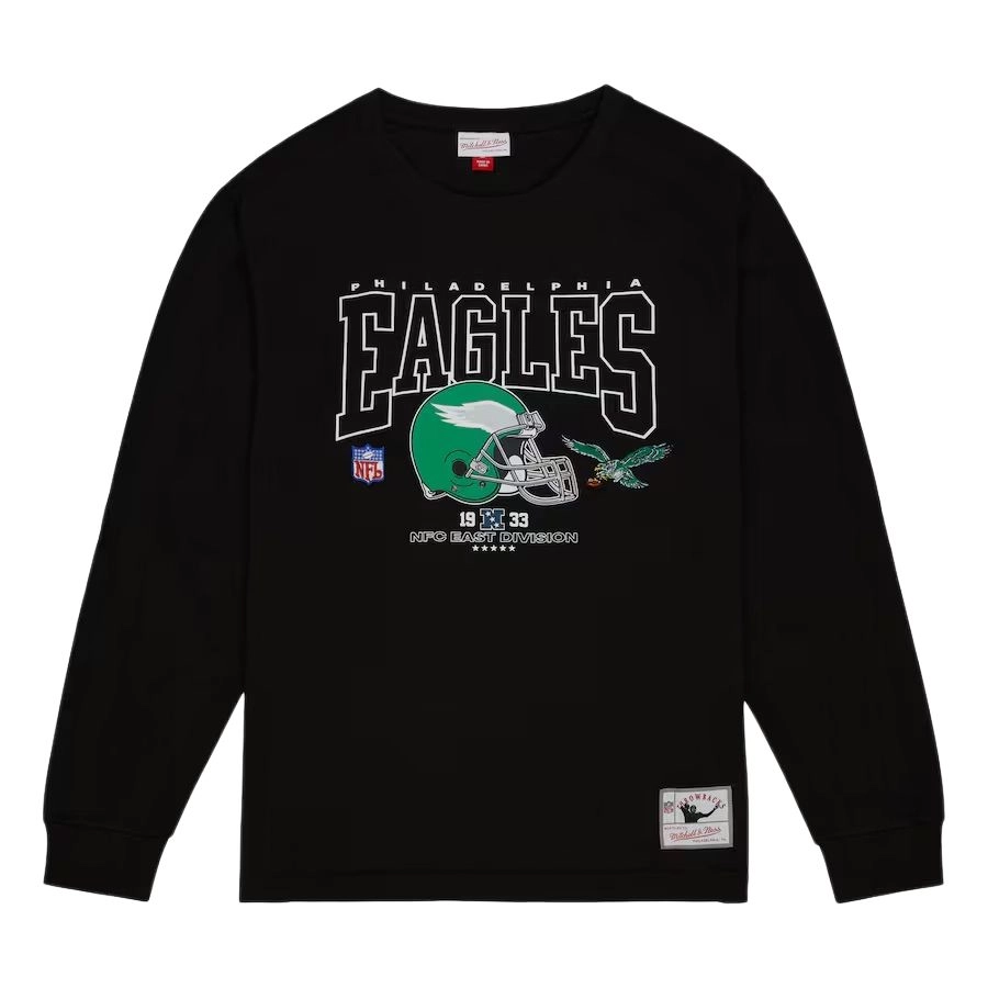 Mitchell Ness x NFL Philadelphia Eagles Division Long Sleeve T