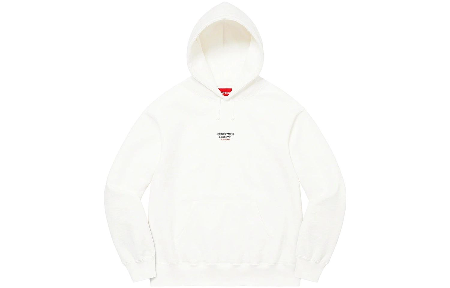 Supreme SS23 Week 4 WORLD FAMOUS MICRO HOODED SWEATSHIRT Logo