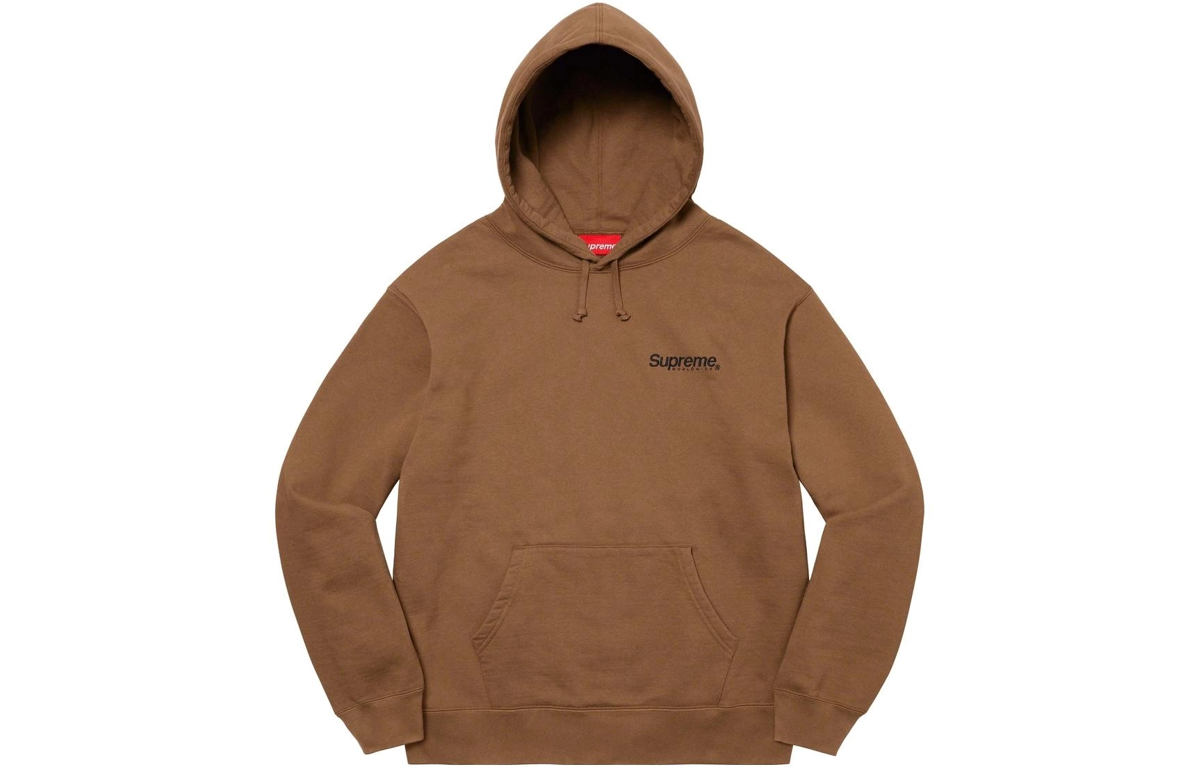 Supreme SS23 Week 4 WORLDWIDE HOODED SWEATSHIRT Logo