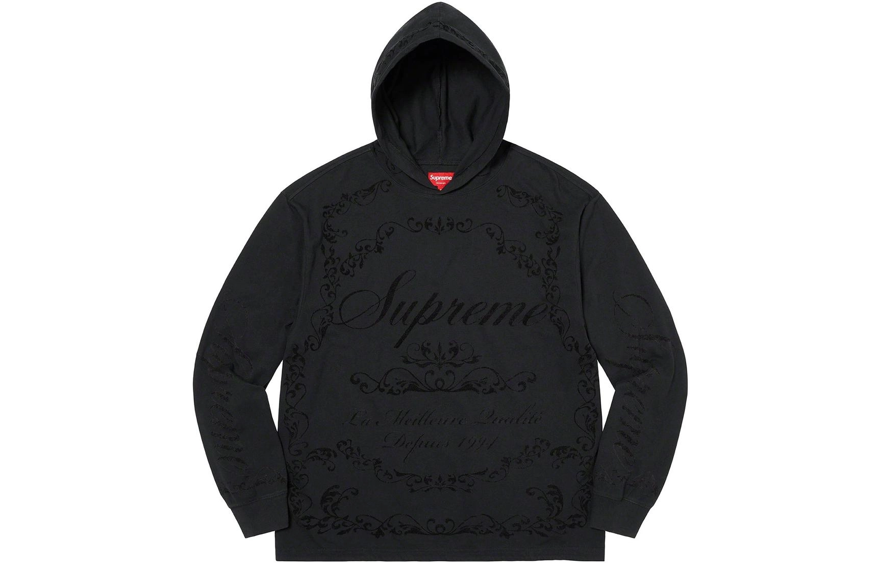 Supreme SS23 Week 2 CELEBR HOODED LS TOP logo