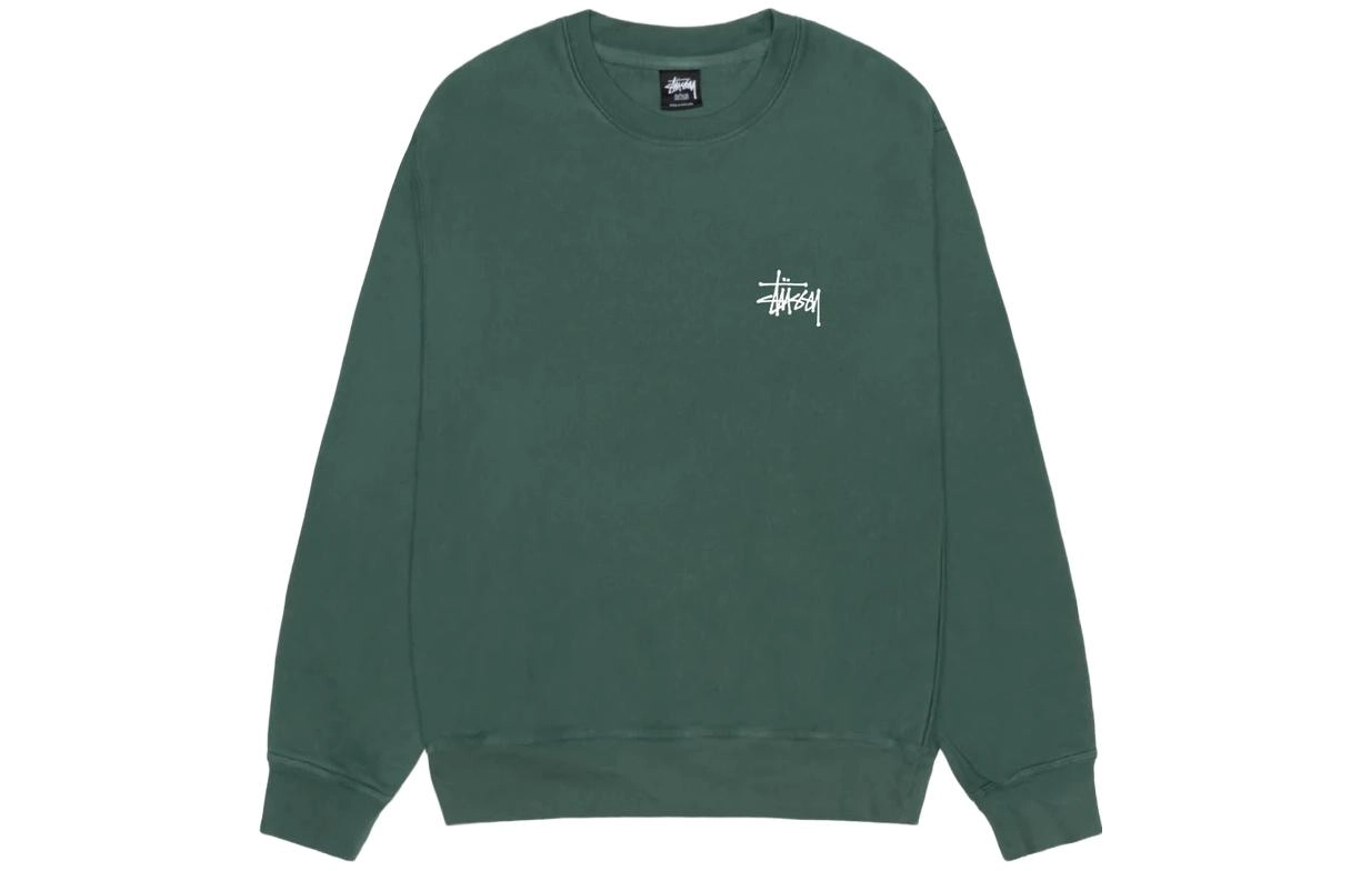 Stussy Basic Stssy Pigment Dyed Crew Logo