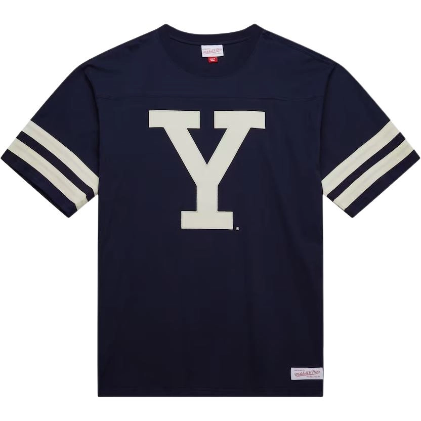 Mitchell Ness x NCAA Yale Bulldogs Vintage Logo Heavyweight Yoke T
